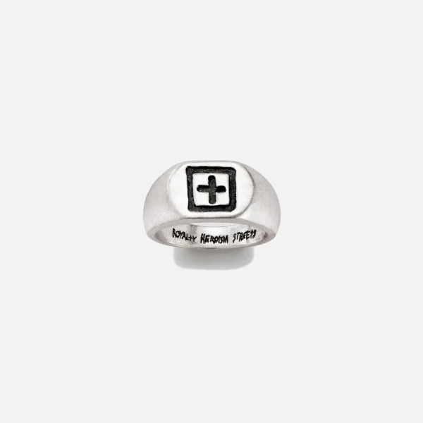 ksubi 925 silver dripps 1999 signet ring - KITH-SHOP