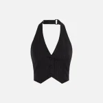 ksubi black rebel waistcoat - KITH-SHOP