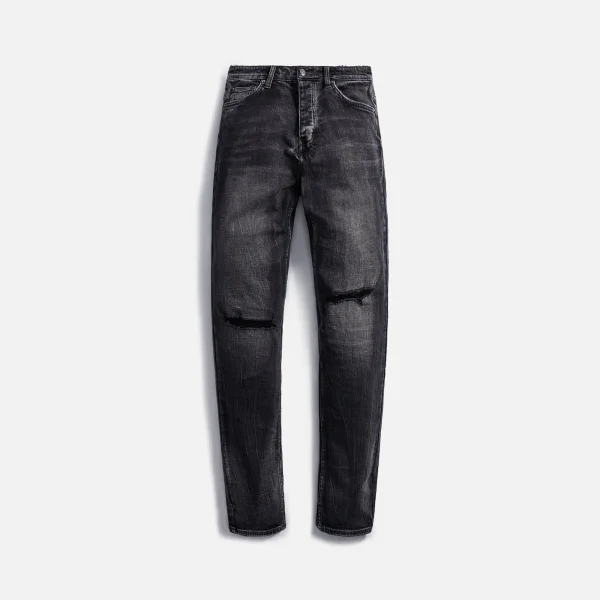 ksubi chitch onyx scratch jeans black - KITH-SHOP