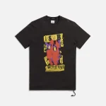 ksubi devil graphic tee in faded black stylish casual wear - KITH-SHOP