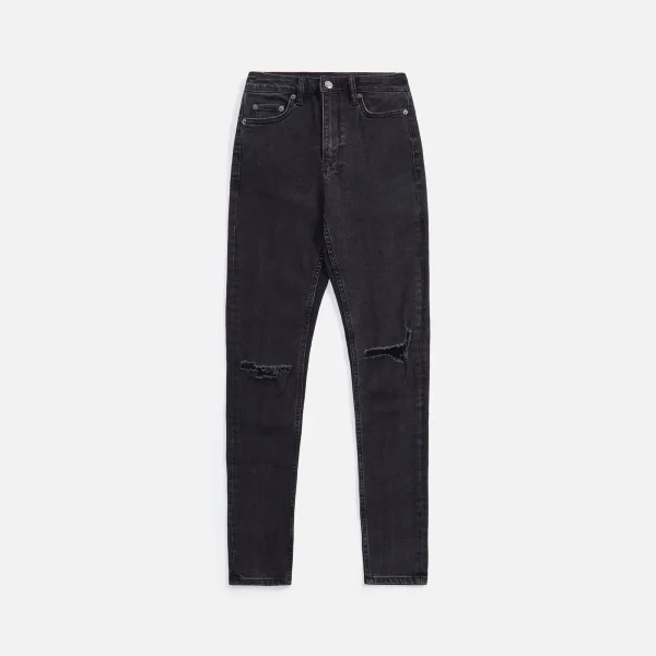 ksubi high rise washed black skinny jeans hell cat - KITH-SHOP