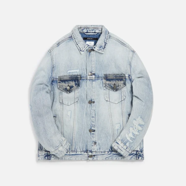 ksubi oh g dollar bomber jacket in blue - KITH-SHOP