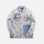 ksubi oh g two tone blue denim jacket - KITH-SHOP