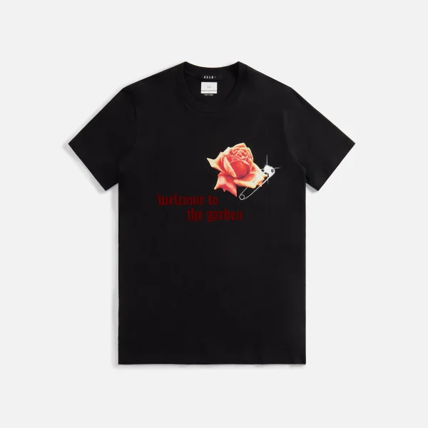 ksubi rose garden kash tee in black jet collection - KITH-SHOP