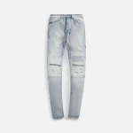 ksubi van winkle two tone blue denim jeans - KITH-SHOP