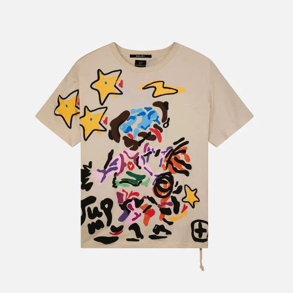 ksubi x hidji biggie jump tee in ecru - KITH-SHOP