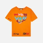 ksubi x hidji ily biggie graphic tee in orange - KITH-SHOP