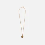 large gold lily coin pendant necklace by emanuele bicocchi - KITH-SHOP