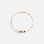 le gramme 11mm yellow gold cable bracelet - KITH-SHOP