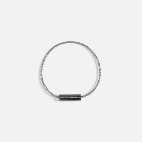 le gramme black ceramic 5g cable bracelet - KITH-SHOP