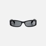 leila black acetate sunglasses with black lens port tanger frames - KITH-SHOP