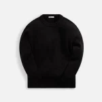 lemaire black boxy knit sweater - KITH-SHOP