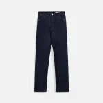 lemaire indigo seamless jeans - KITH-SHOP