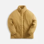 lemaire ochre khaki puffer blouson jacket - KITH-SHOP