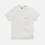 light heather oatmeal essentials tee - KITH-SHOP