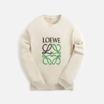 loewe anagram creta beige sweatshirt - KITH-SHOP