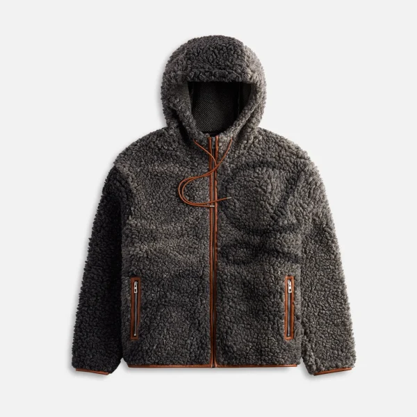 loewe grey and black hooded jacket - KITH-SHOP