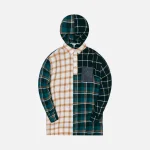 loewe oversized hooded shirt multi colored design - KITH-SHOP