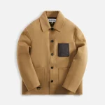 loewe wool cashmere workwear jacket beige khaki green - KITH-SHOP