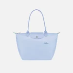 longchamp le pliage small green shoulder tote bag sky blue - KITH-SHOP