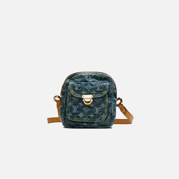 louis vuitton blue denim camera bag - KITH-SHOP