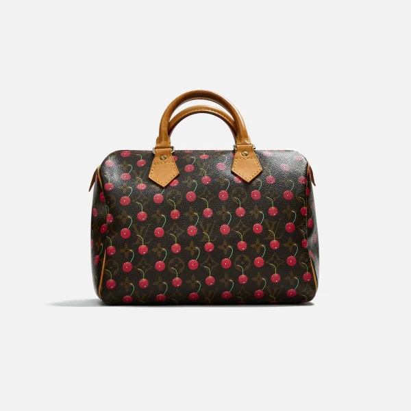 louis vuitton x takashi murakami brown cherry speedy 25 bag - KITH-SHOP