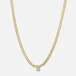 luv aj gold bardot stud charm necklace - KITH-SHOP