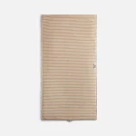 luxury ivory striped bath towel tekla collection - KITH-SHOP