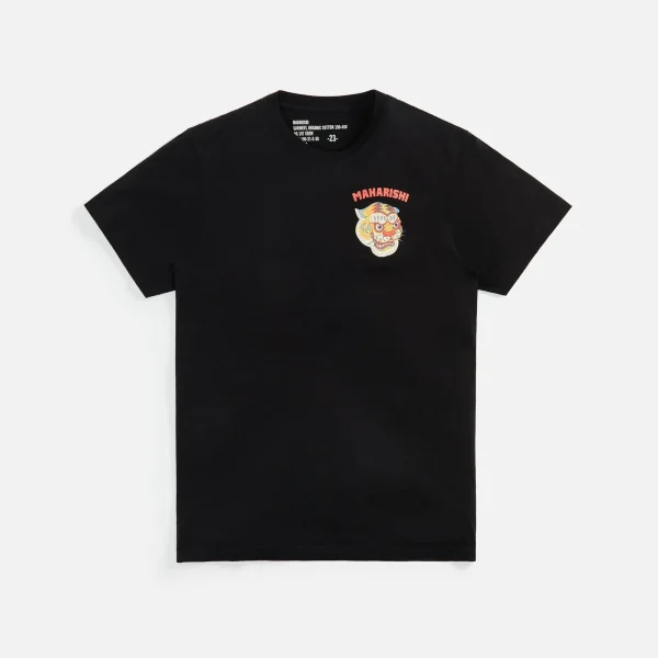 maharishi wuqiang tiger graphic tee black ocj 190 - KITH-SHOP