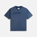 maison margiela heavy jersey blue t shirt - KITH-SHOP