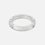 maison margiela intricate carved silver ring - KITH-SHOP