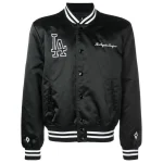 marcelo burlon la dodgers streetwear jacket black white - KITH-SHOP