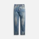 margiela 14oz light indigo origin denim 5 pocket jeans - KITH-SHOP