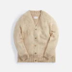 margiela gauge 3 beige brushed linen cardigan - KITH-SHOP