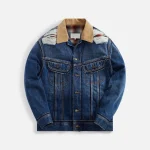 margiela x pendleton indigo denim jacket - KITH-SHOP