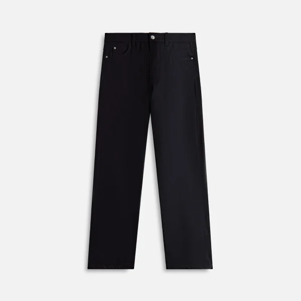 marni black soft cotton trousers stylish and comfortable - KITH-SHOP