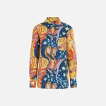 marni x no vacancy inn royal button up shirt - KITH-SHOP