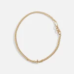 martine ali gold chain necklace elegant gold finish - KITH-SHOP