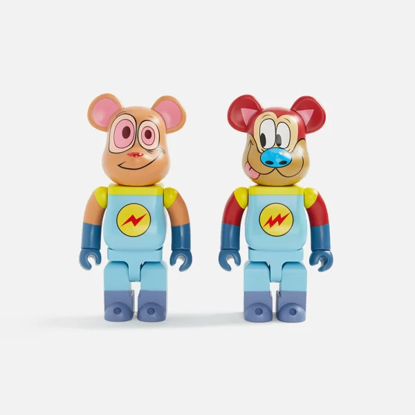 medicom toy be rbrick ren stimpy space madness 400 2 piece set - KITH-SHOP