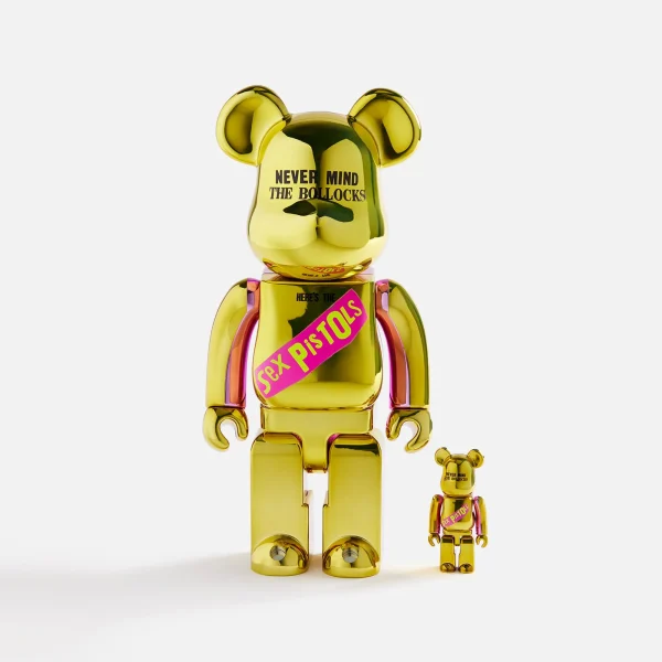 medicom toy be rbrick sex pistols never mind the bollocks chrome edition 100 400 set - KITH-SHOP