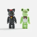 medicom toy wish be rbrick pickles the frog ny brick cat pierre collectible set - KITH-SHOP