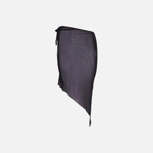 melissa simone black mesh sarong - KITH-SHOP