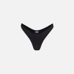 melissa simone high rise black bikini bottom - KITH-SHOP