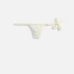 melissa simone ivory ruched bottom swimwear - KITH-SHOP