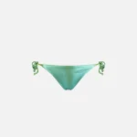 metallic aqua tie side brief by les girls les boys - KITH-SHOP