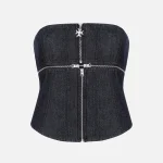 miaou black ana corset - KITH-SHOP