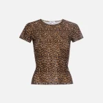 miaou leopard print mini t shirt - KITH-SHOP