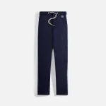 midnight blue loewe tracksuit pants for men women - KITH-SHOP