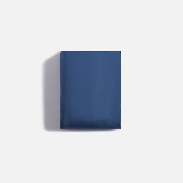 midnight blue tekla percale queen duvet cover - KITH-SHOP