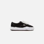 mihara yasuhiro baker low suede sneakers original sole black - KITH-SHOP